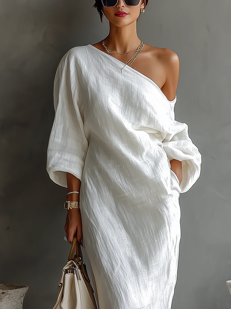 Zihara - Elegant Asymmetrical Flowing Dress