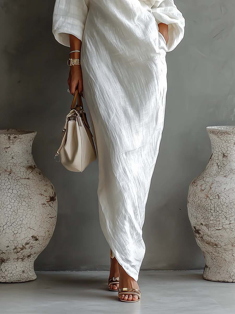 Zihara - Elegant Asymmetrical Flowing Dress