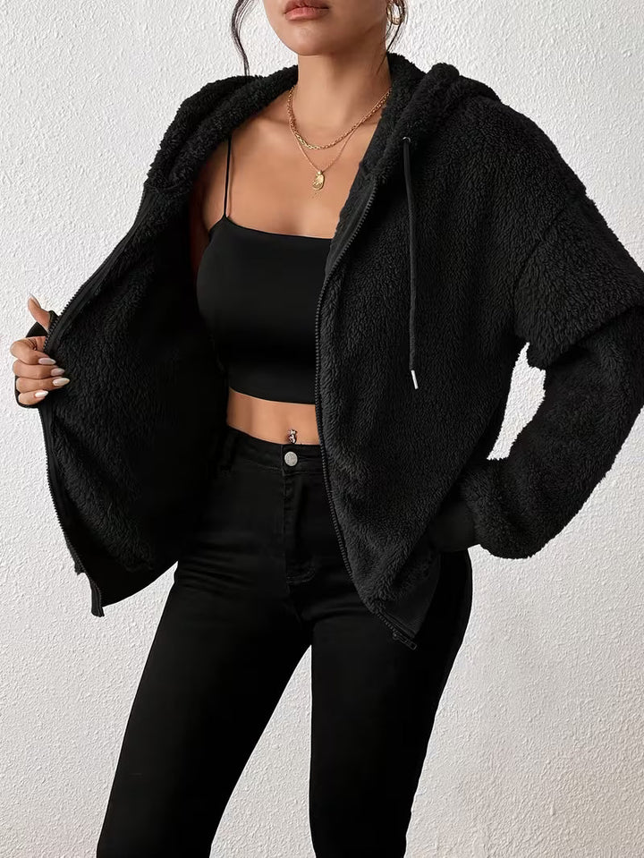 Svevia - Casual Hooded Warm Furry Jacket