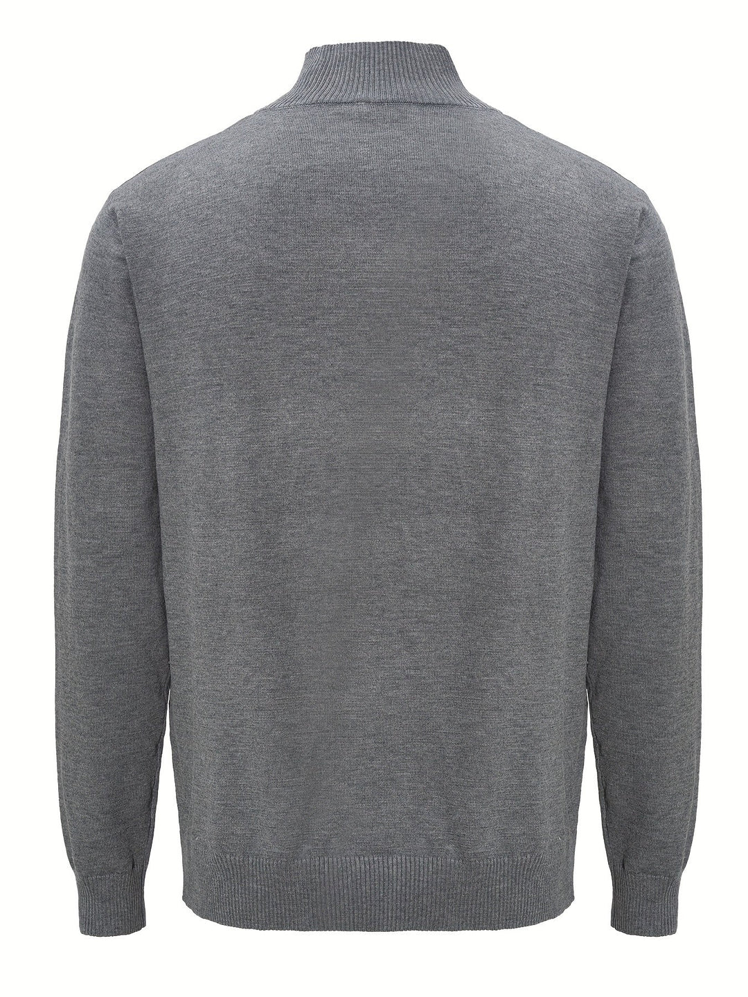 Sumuel - Zip Knit Sweater With Ribbed Collar