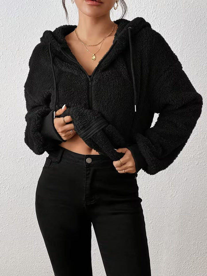 Svevia - Casual Hooded Warm Furry Jacket