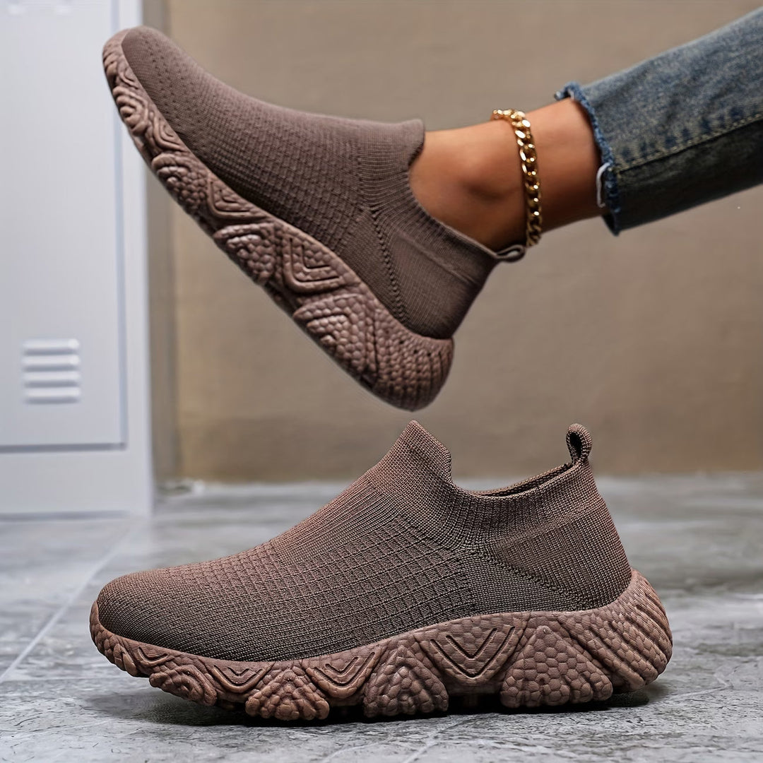 Elisha - Knitted Shoes With Chunky Sole