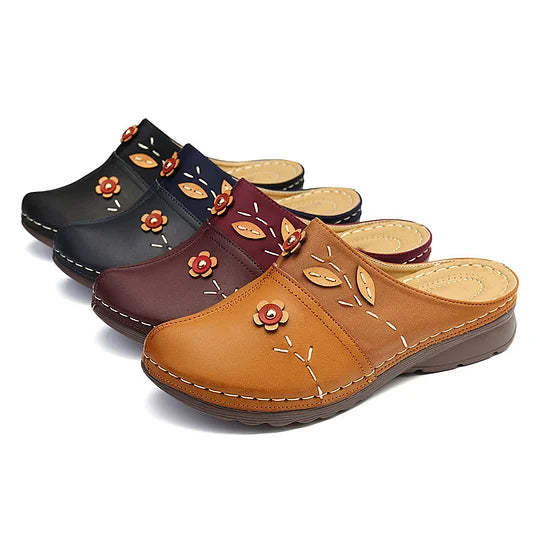 Janeth - Wedge Leather Sandal