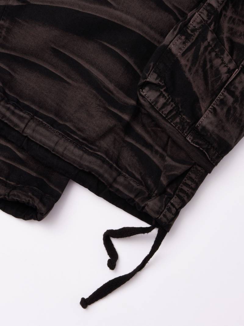 Thomas - Casual Camo Pattern Cargo Shorts With Pocket