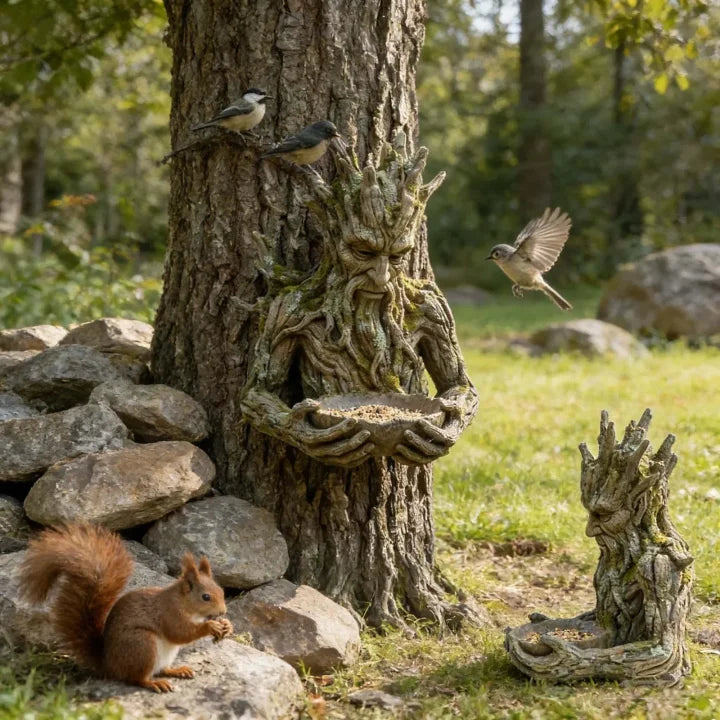 NatureHold - A Tree-Integrated Bird Feeding Sculpture