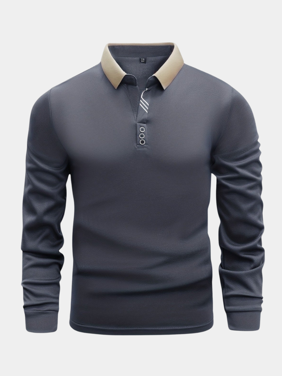 Ramesh - Long Sleeve Polo Shirt