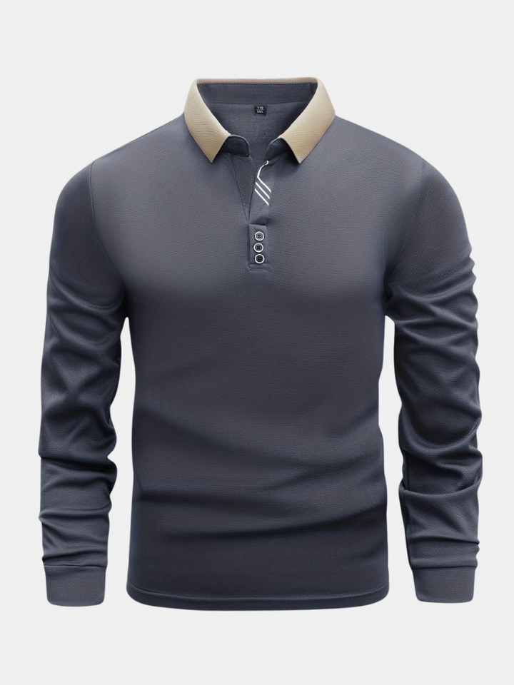 Ramesh - Long Sleeve Polo Shirt