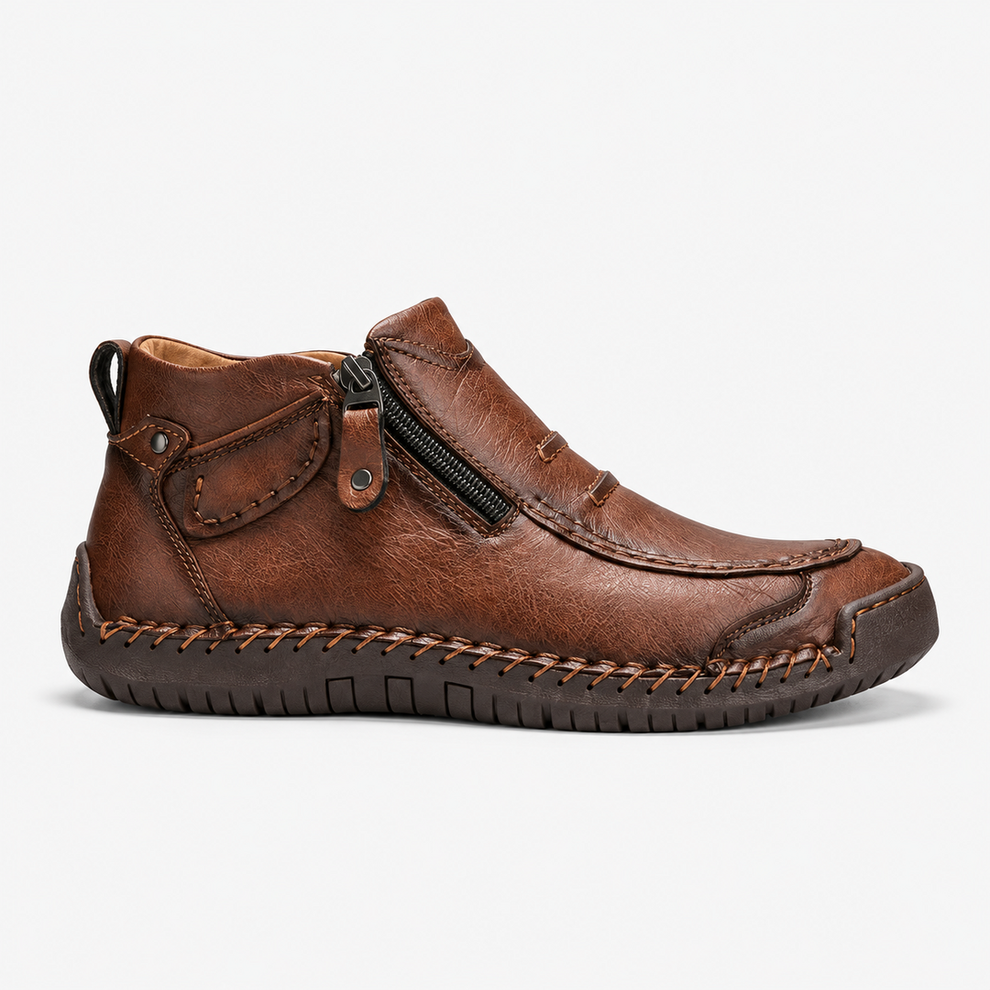 Fayeanuva - Premium Shoes With Side Zipper