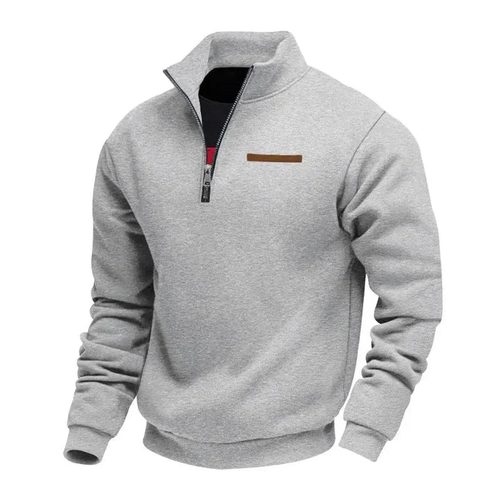 Demik - Elegant Half-Zip Sweater