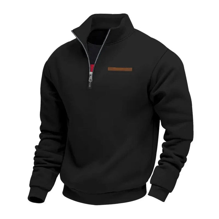 Demik - Elegant Half-Zip Sweater