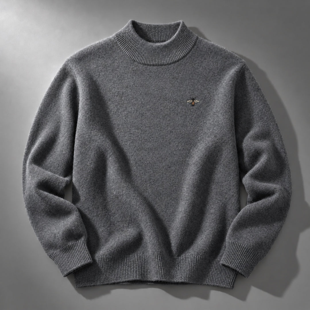 Fayeine - Knitted Mock Neck Sweater