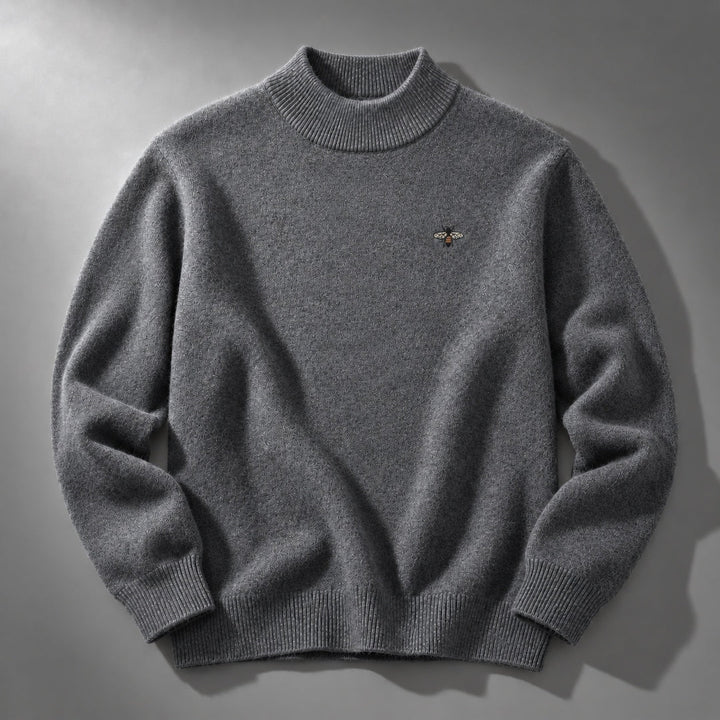 Fayeine - Knitted Mock Neck Sweater