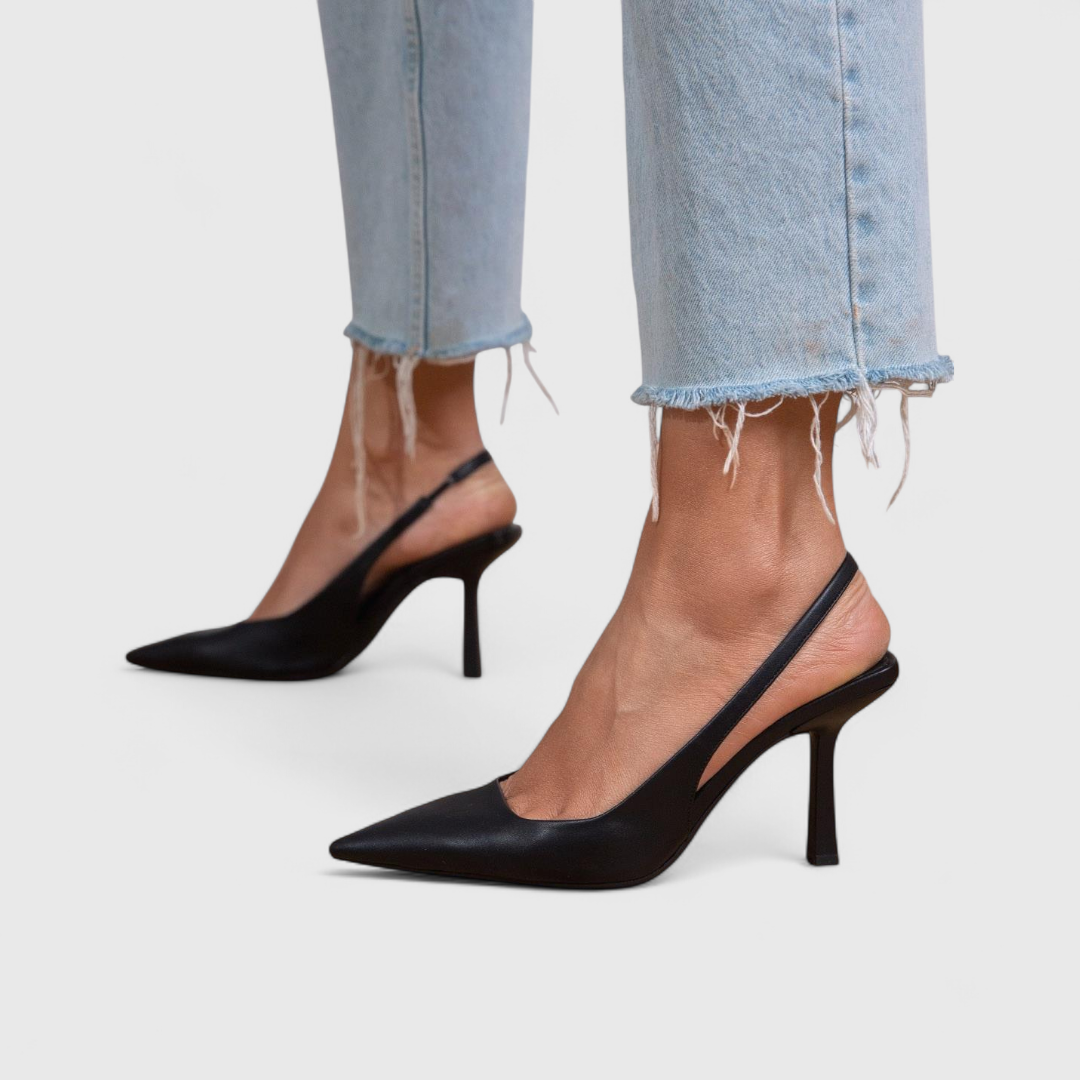 Aniya - Pointed Toe Slingback Heels