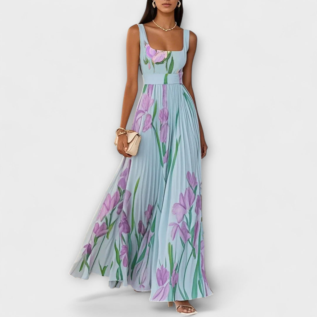 Tressa - Stylish Sleeveless Floral Dress