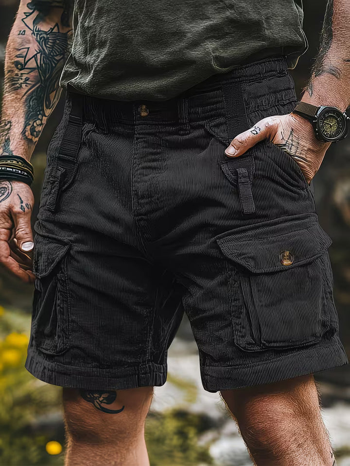 Jorit - Corduroy 3D Woven Cargo Shorts