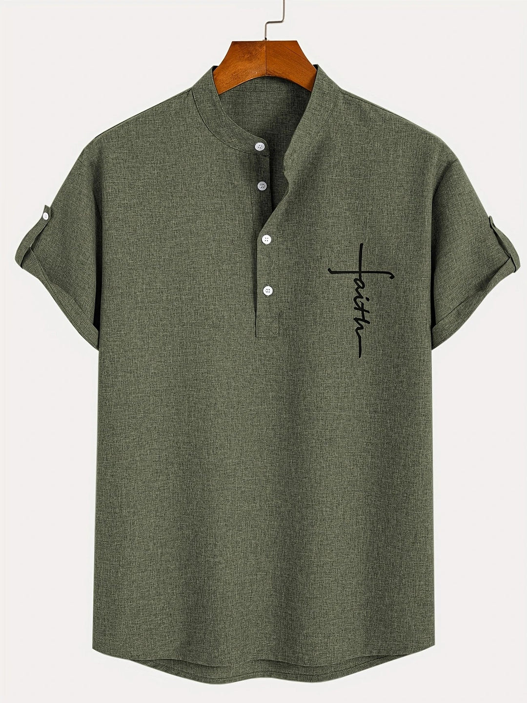 Samuelson - Elegant Short Sleeve Shirt With Collar