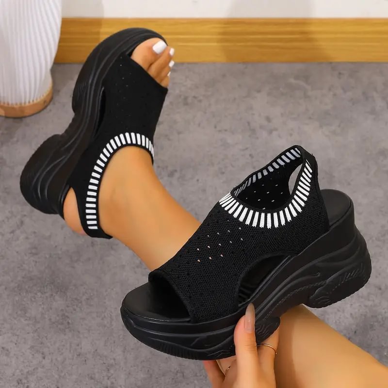 Carolane - Fashionable Thick Soled Sporty Sandal