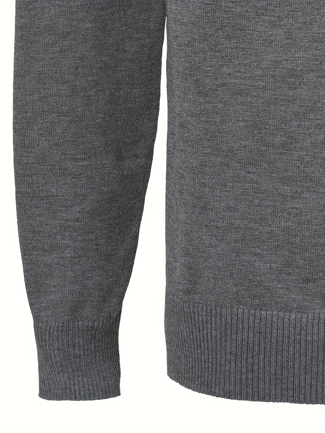 Sumuel - Zip Knit Sweater With Ribbed Collar