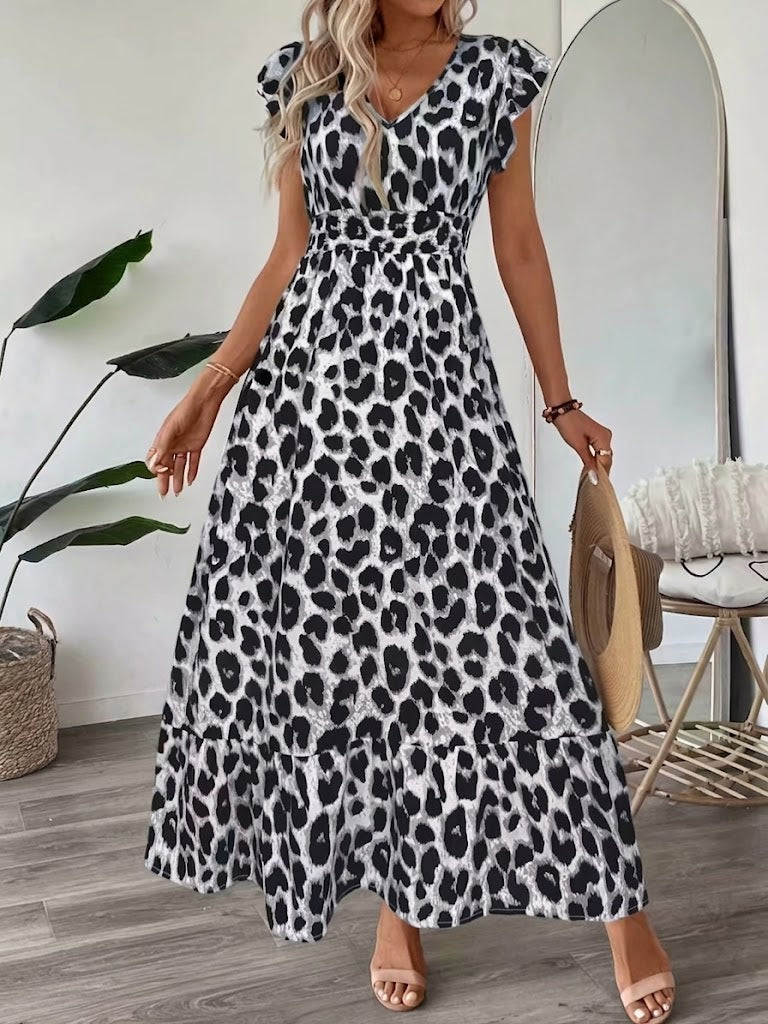 Ranika - Sleeveless Maxi Dress With V-neck