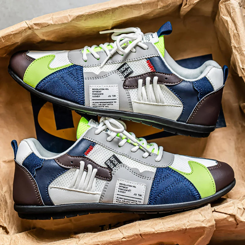 Voltpeak - Casual Sneakers With Textured Side Panels