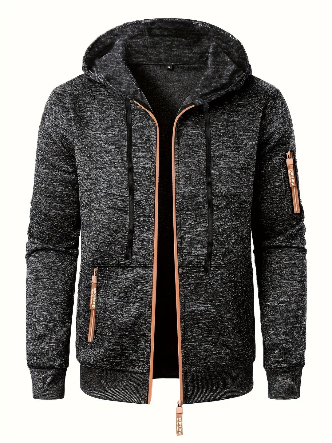 Axiomcraft - Long Sleeve Zip-Up Hoodie