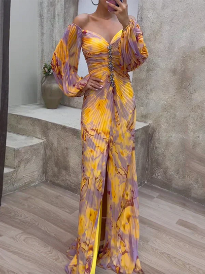 Hileni - Chic Dress With V-Neck