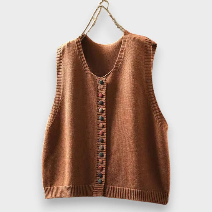 Vespiruva - Sleeveless Knitted Vest