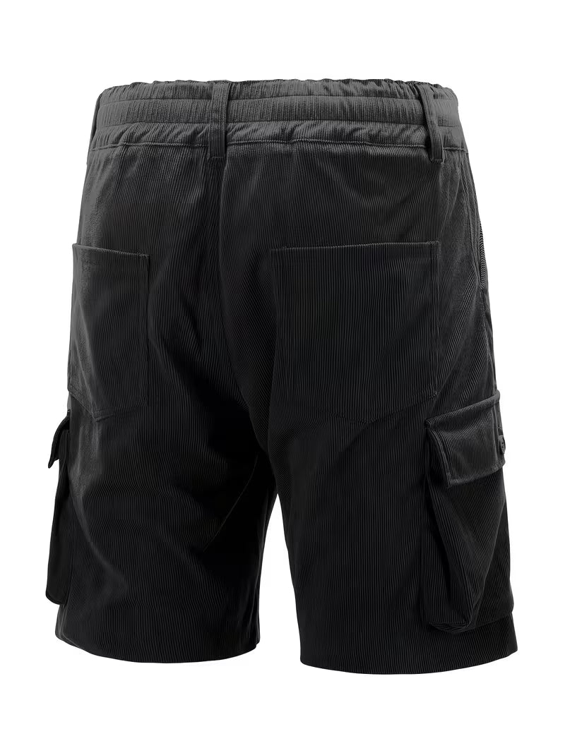 Jorit - Corduroy 3D Woven Cargo Shorts