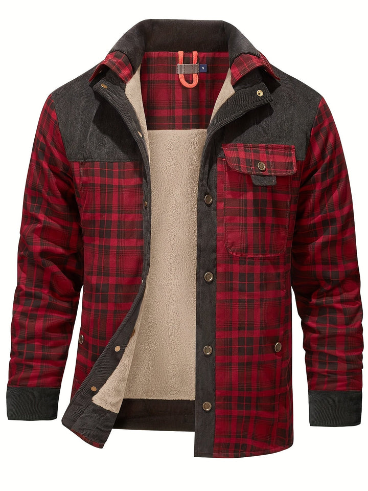 Novatrace - Casual Winter Plaid Jacket