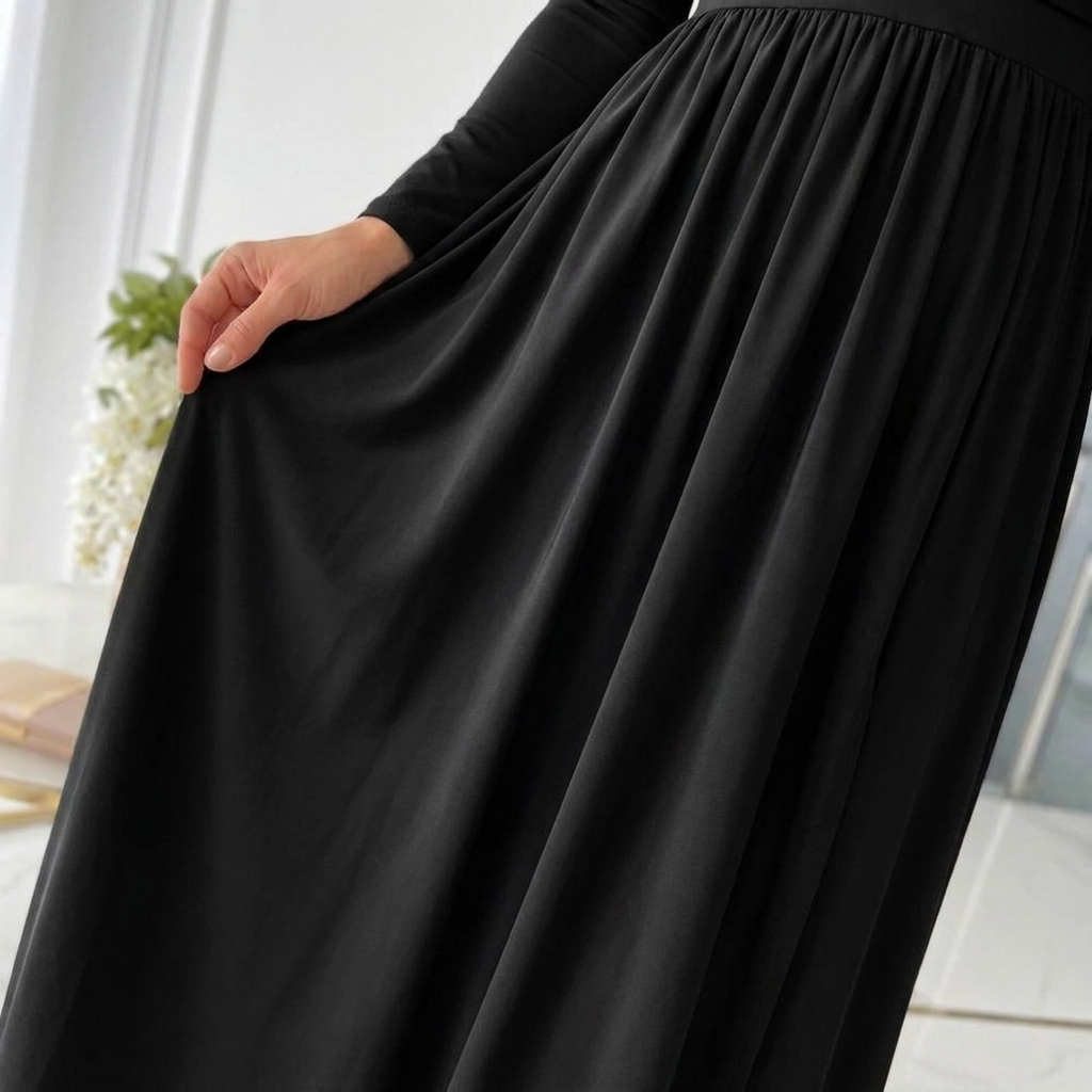 Lisha - Elegant Party Dress With Deep V-neck