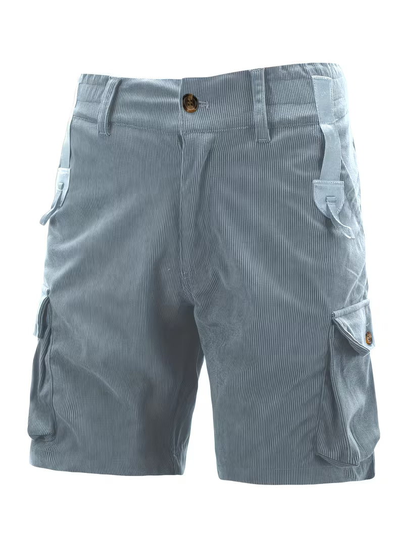Jorit - Corduroy 3D Woven Cargo Shorts