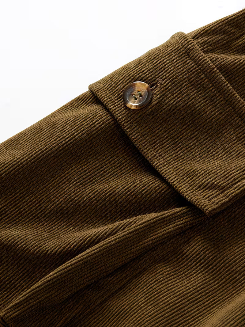 Jorit - Corduroy 3D Woven Cargo Shorts