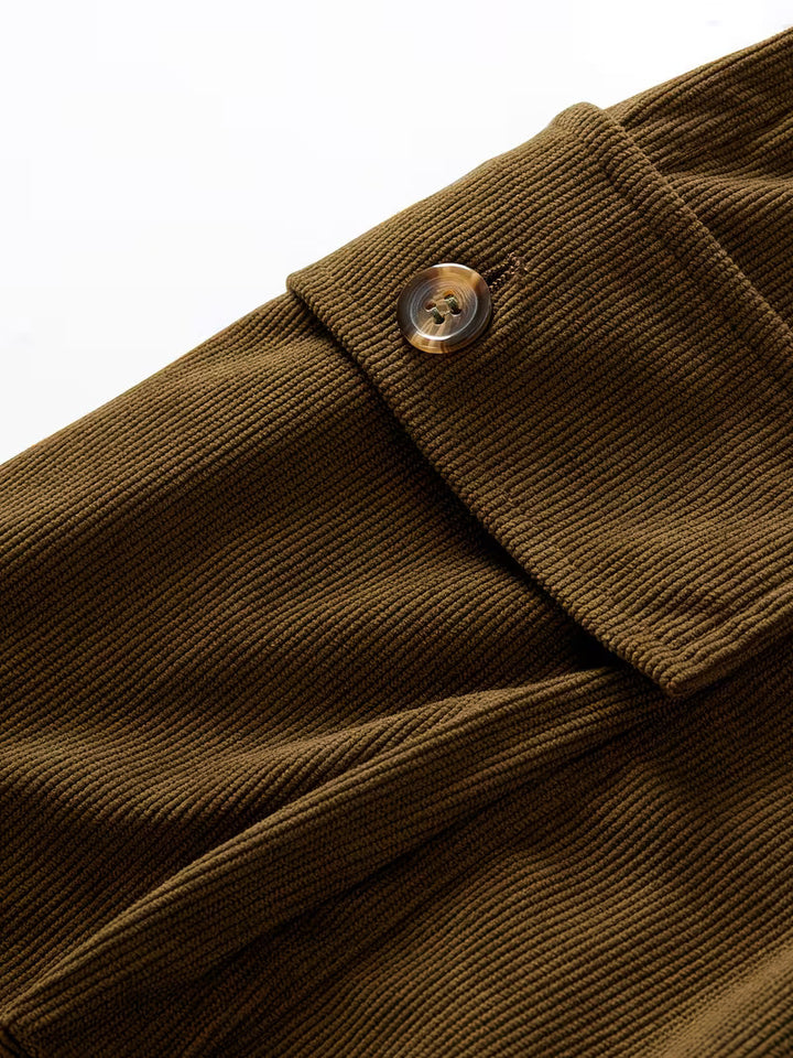 Jorit - Corduroy 3D Woven Cargo Shorts