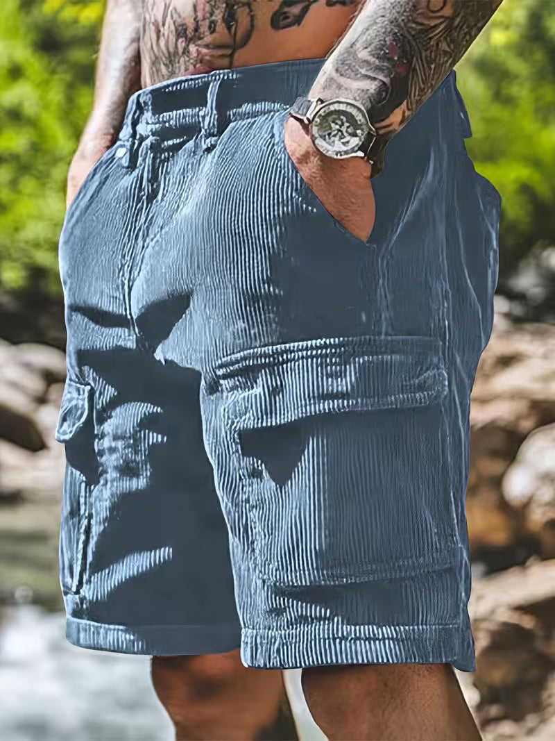 Sammy - Comfortable 3D Woven Shorts With Pocket