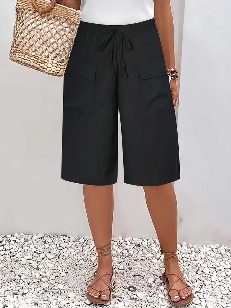 Lisanne - Shorts With Elastic Waistband