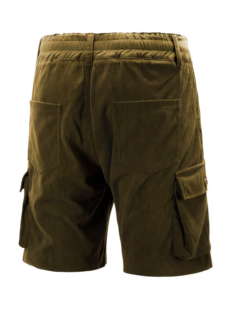 Jorit - Corduroy 3D Woven Cargo Shorts