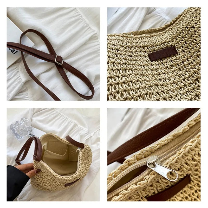 Tatienne - Strawy Crossbody Bag