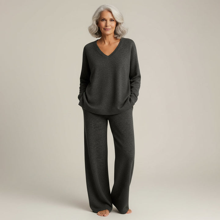 Laen - Two Piece V-Neck Set