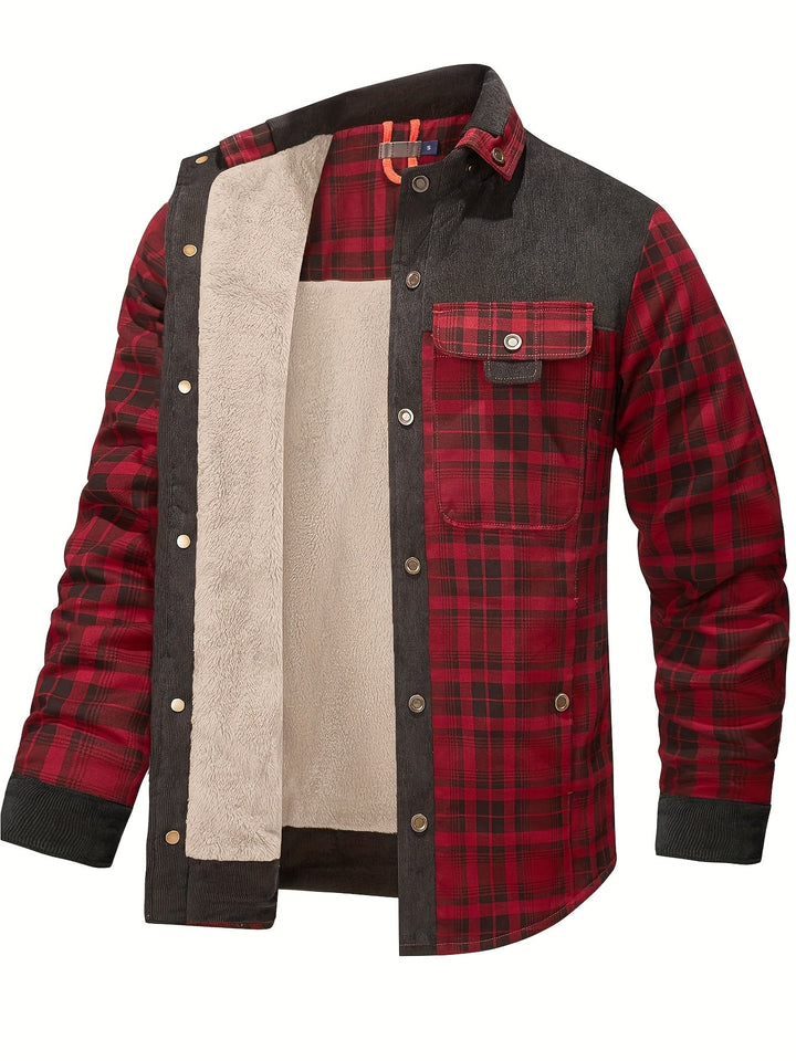 Novatrace - Casual Winter Plaid Jacket