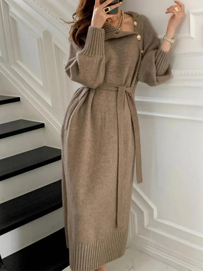 Neriira - Elegant Turtleneck Dress