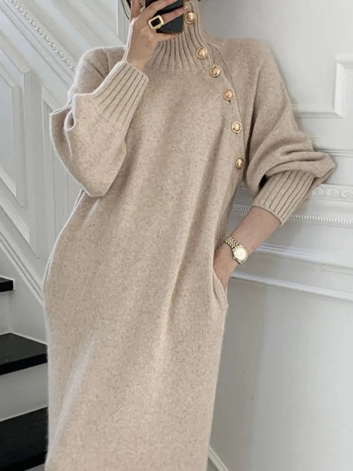 Neriira - Elegant Turtleneck Dress