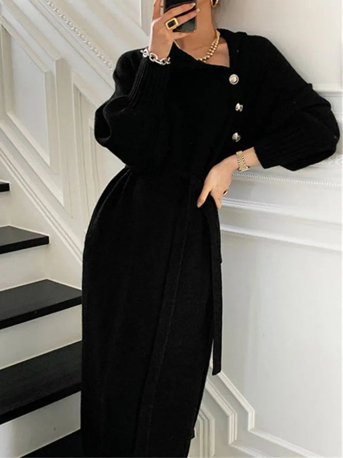 Neriira - Elegant Turtleneck Dress