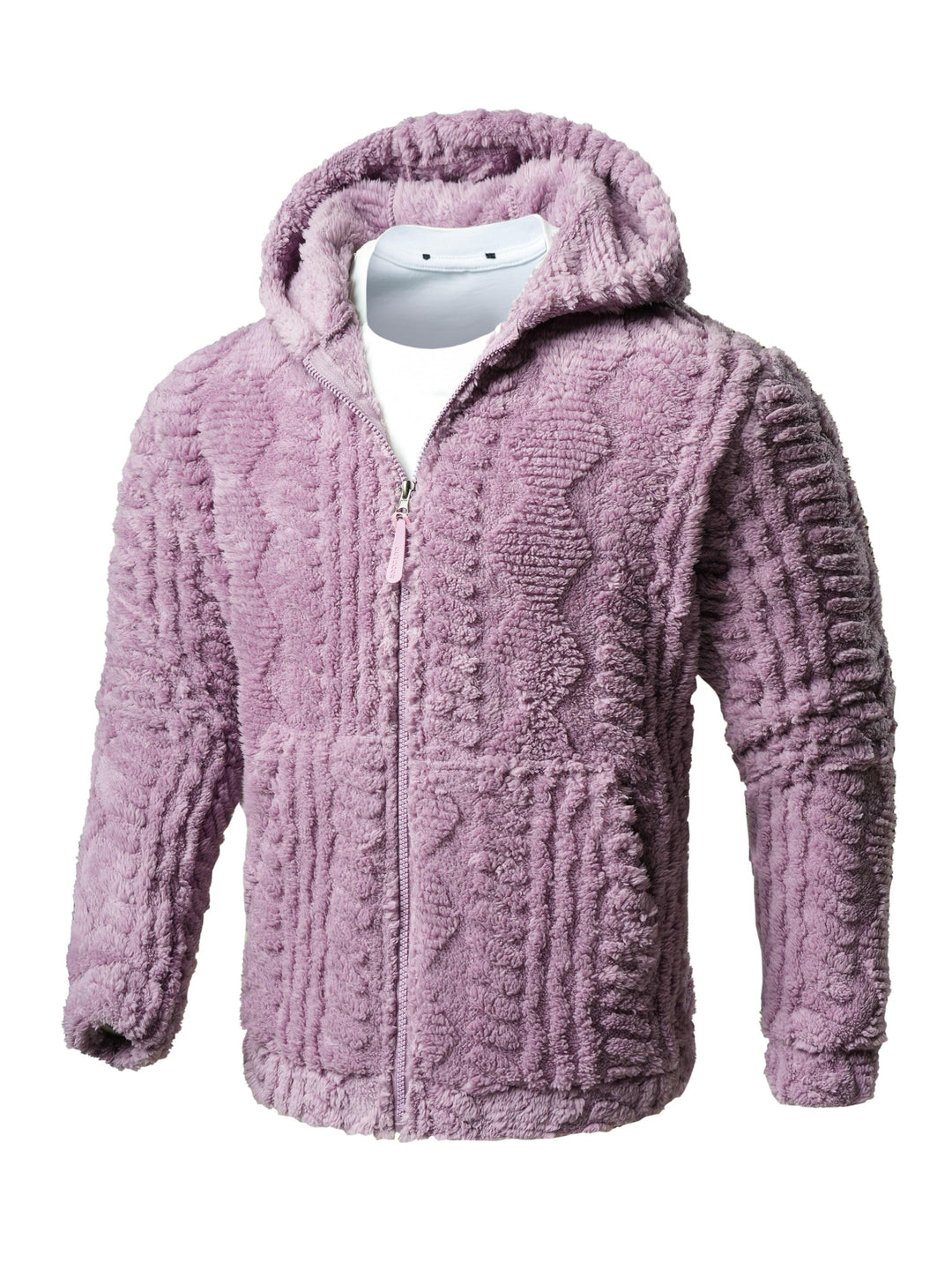 Stratosspan - Long Sleeve Hooded Jacket With Zipper