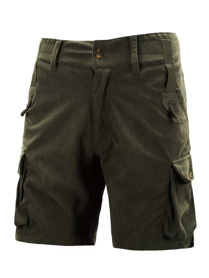 Jorit - Corduroy 3D Woven Cargo Shorts
