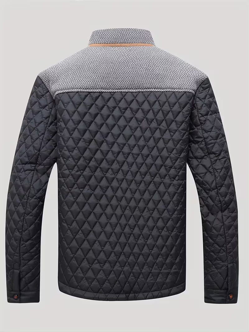 Raffin - Diamond Patchwork Puffer Jacket