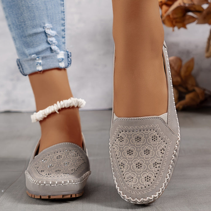 Lyrissa - Comfortable Stitched Shoes