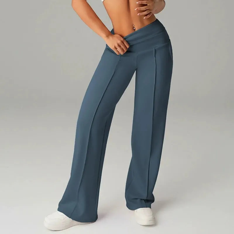 Xima - Straight Loose Leg Trousers