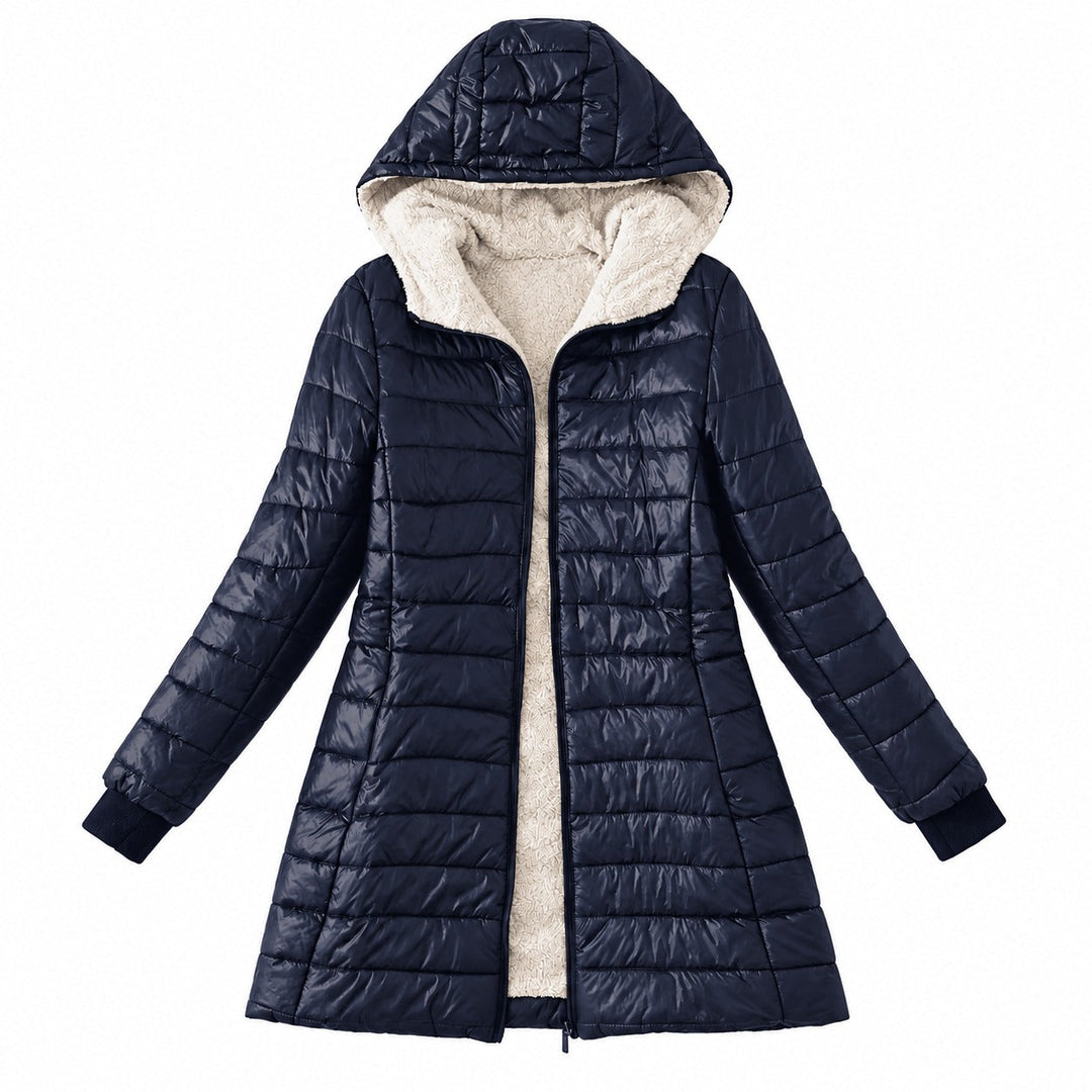 Astriya - Lined Winter Coat With Hoodie