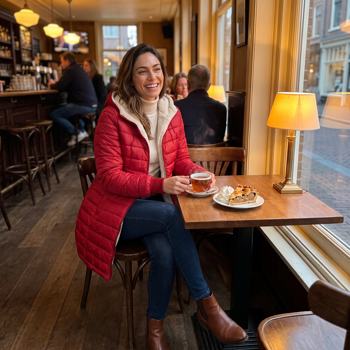 Astriya - Lined Winter Coat With Hoodie