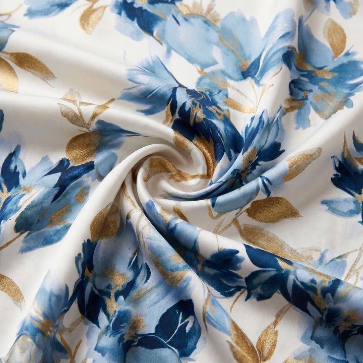 Elinza - Floral Midi Wrap Dress